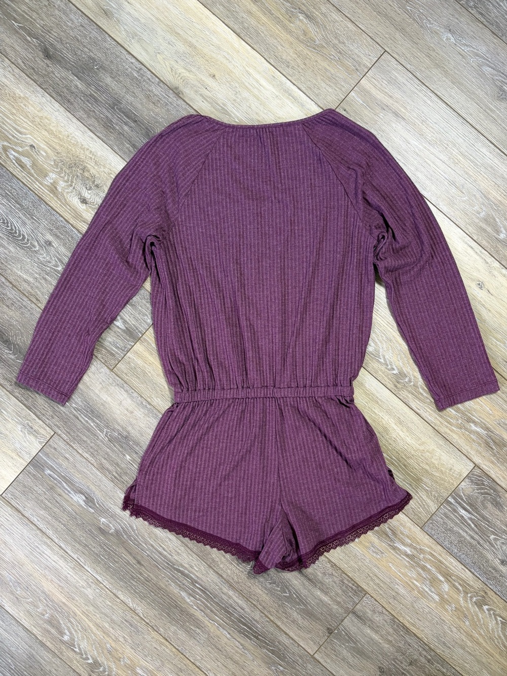 Victoria Secret Purple Ribbed Romper - Picture 7 of 12